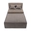 Milano Bedding Tommy Upholstered fabric pouf