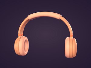 3D Headphone 3D model