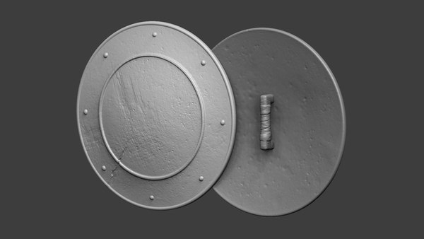 3D Damaged Shield - TurboSquid 1847365