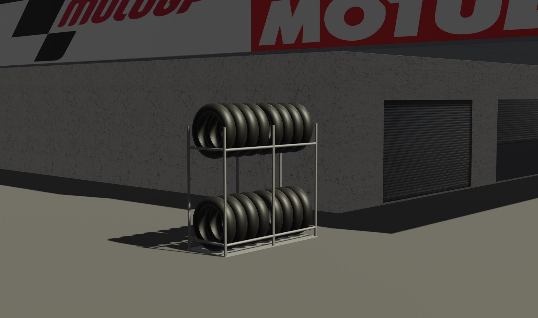 3D Model TyreRack - TurboSquid 1896514
