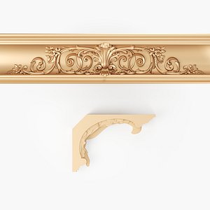 Decor on the cornice