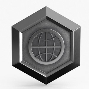 3D Game Coin Icon Symbol v13