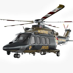 AW139 Maryland State Police L2339 3D