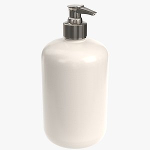 Cylindrical soap dispenser 3D