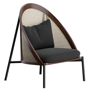 3D model Loie Lounge Chair by Gebrueder Thonet Vienna