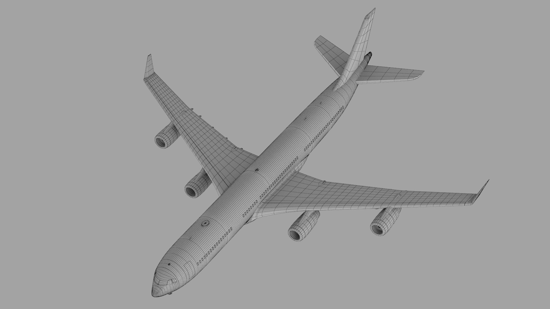 Airbus A340 Model - TurboSquid 1573920