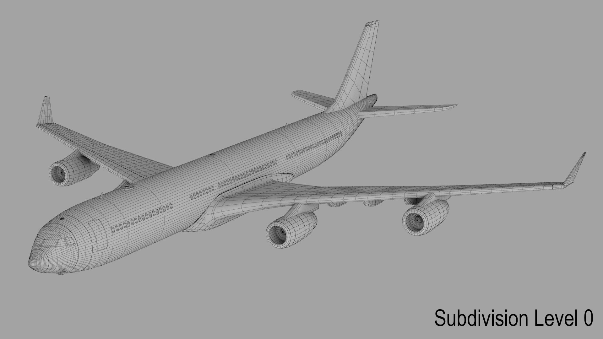 Airbus A340 Model - TurboSquid 1573920