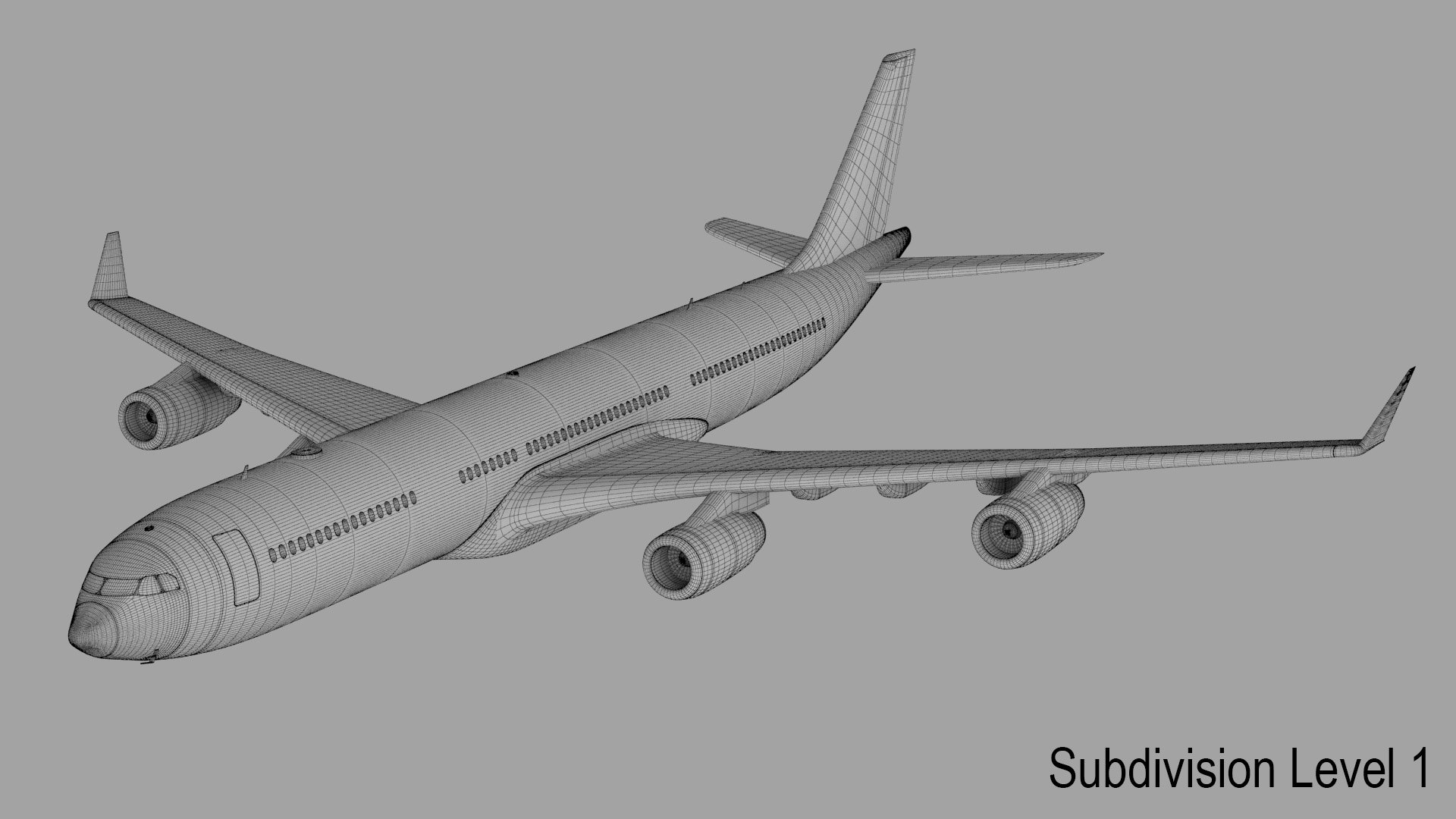 Airbus A340 Model - TurboSquid 1573920