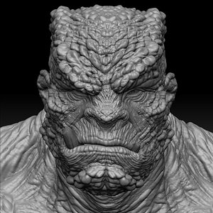 obj monster maps zbrush