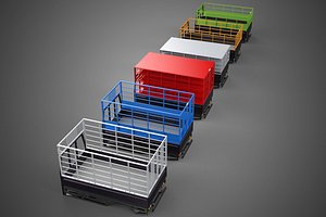 3D COLLECTION CAGE BAKKIE UTE PICKUP TRUCK TRANSPORT DELIVERY CARGO