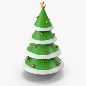 3D model Cartoony Christmas Tree