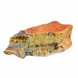 Tigers Eye Raw Stone  Photogrammetry Model 3D model