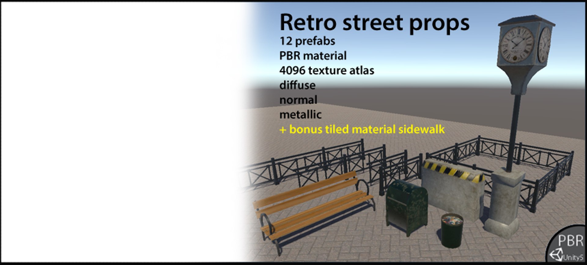 Street Props Retro 3d 3ds