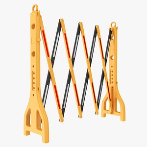 Expandable Safety Barricade 3D