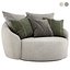 Globe poltrono girevole sofa by Flex team