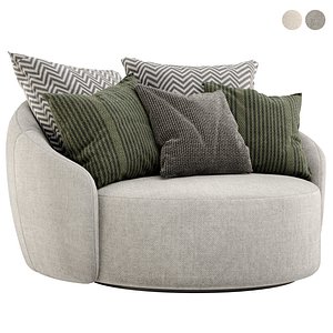 Globe poltrono girevole sofa by Flex team