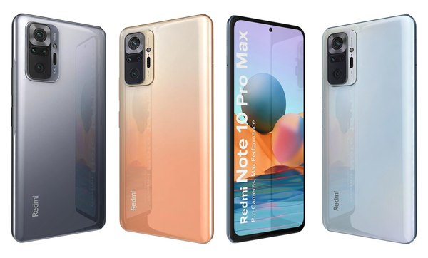 Coleção Família Xiaomi Redmi Note 10 Modelo 3D - TurboSquid 1743905