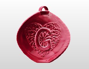 3d obj love gift letter