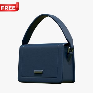 Leather Handbag 3D model