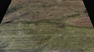 landscape grass field large area 180m part4 drone scan