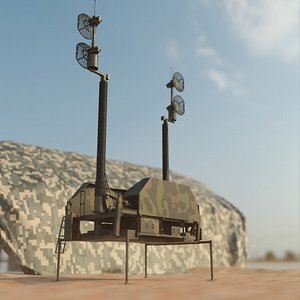 Air Defense Signal Mast Module Camouflage