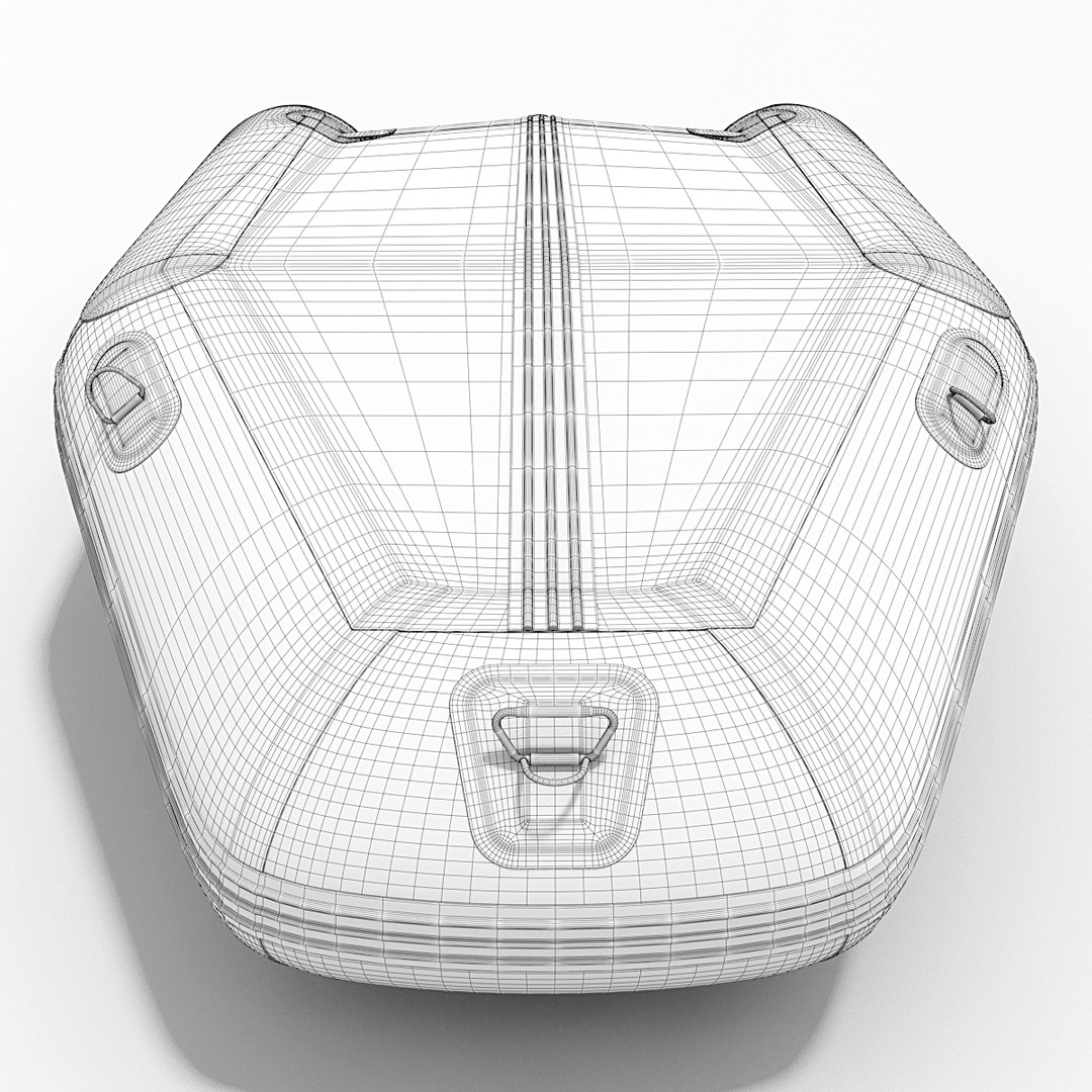 Inflatable Boat 3d Model