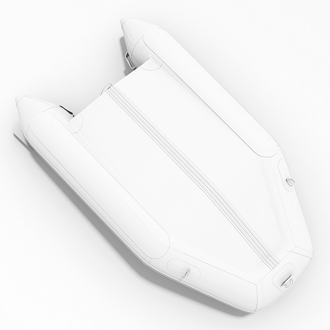 Inflatable Boat 3d Model