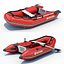 inflatable boat 3d model