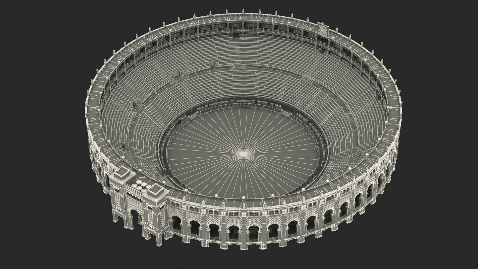 Bullfight Arena 3D - TurboSquid 1796913