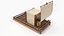 3D Wooden Raft model