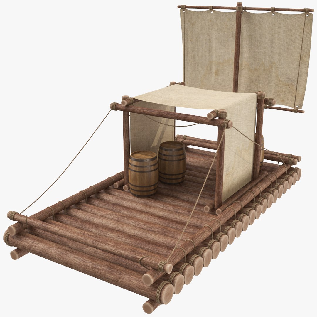 3D Wooden Raft model https://p.turbosquid.com/ts-thumb/X4/CipkWF/vw/woodenraft011/png/1700656097/1920x1080/fit_q87/755c4ae9082f42308c62295a1e8b6d230f80e396/woodenraft011.jpg