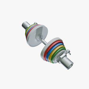 Olympic Dumbbell 3D model