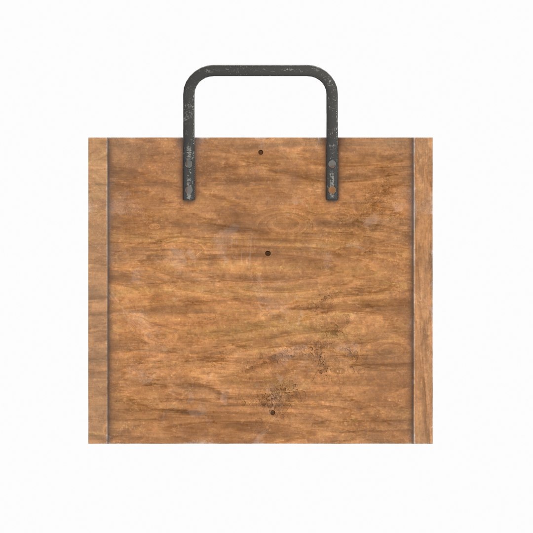 Wooden wine crate wood model - TurboSquid 1386809