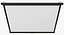 Pull Down Projection Screen Wall Ceiling Mounted Black