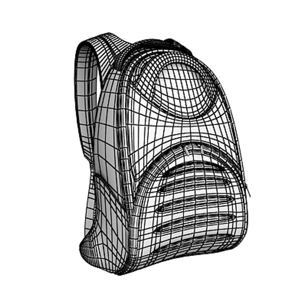 backpack pack 3d model