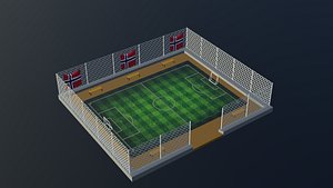 Soccer Stadium - Norway 3D model