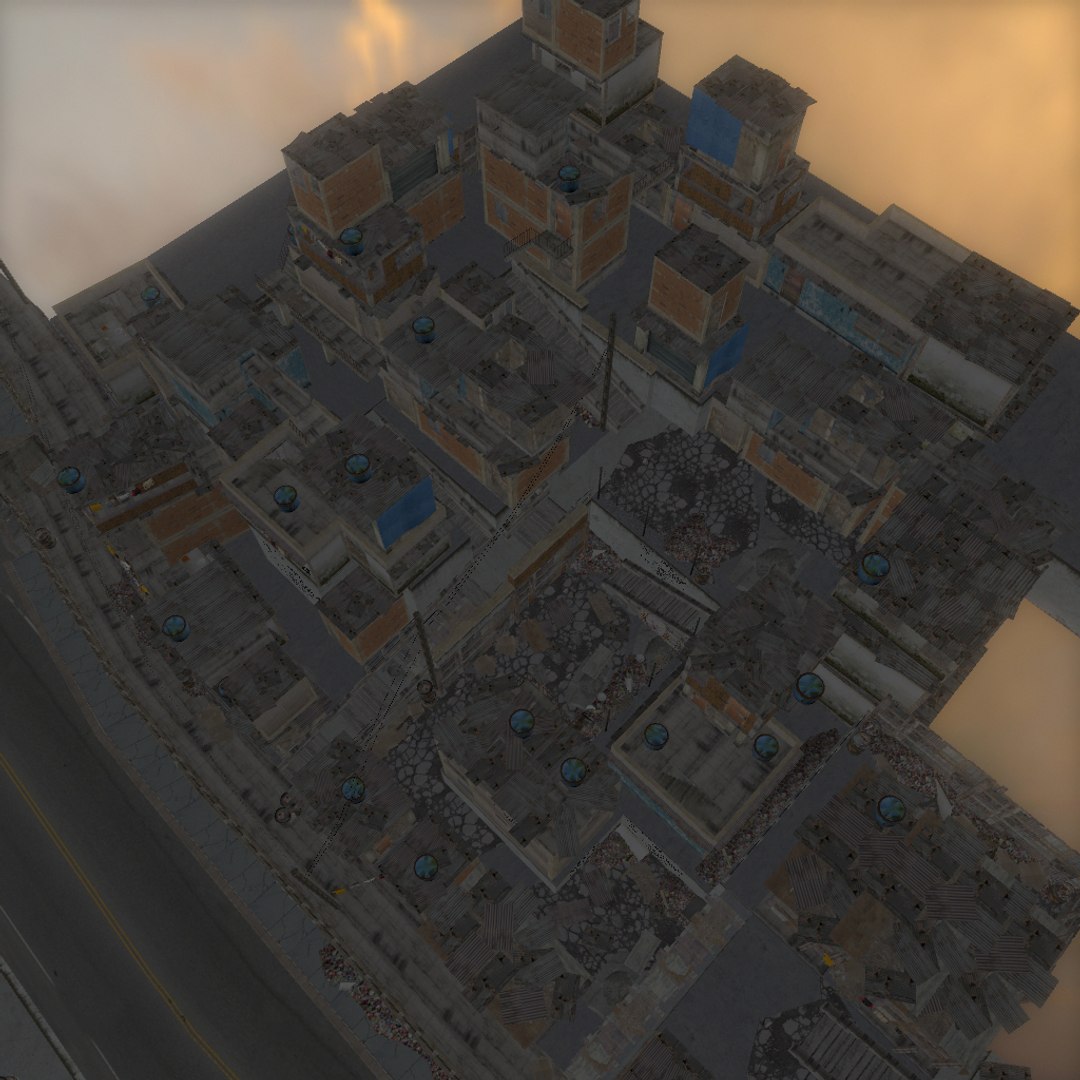 3d Slum House Building Model