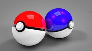 Pokemon Balls Red & Blue