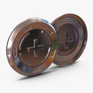 industrial anodized end cap 3d 3ds