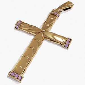 cross for chain 3D model