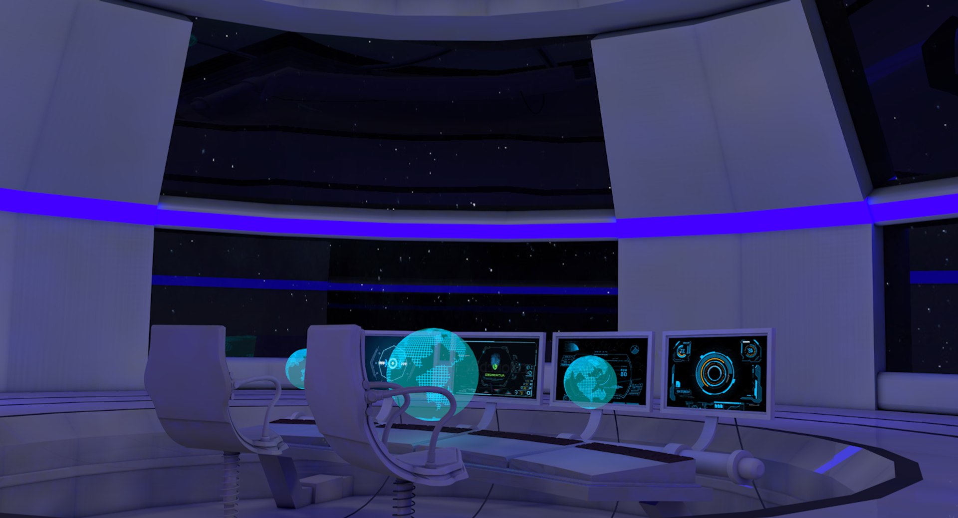 Sci Fi Room Model - TurboSquid 1631513