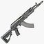3D AK-204 Assault Rifle Kalashnikov 200 Series model