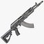 3D AK-204 Assault Rifle Kalashnikov 200 Series model