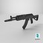 3D AK-204 Assault Rifle Kalashnikov 200 Series model