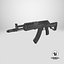 3D AK-204 Assault Rifle Kalashnikov 200 Series model