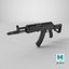 3D AK-204 Assault Rifle Kalashnikov 200 Series model