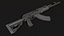 3D AK-204 Assault Rifle Kalashnikov 200 Series model