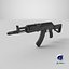 3D AK-204 Assault Rifle Kalashnikov 200 Series model