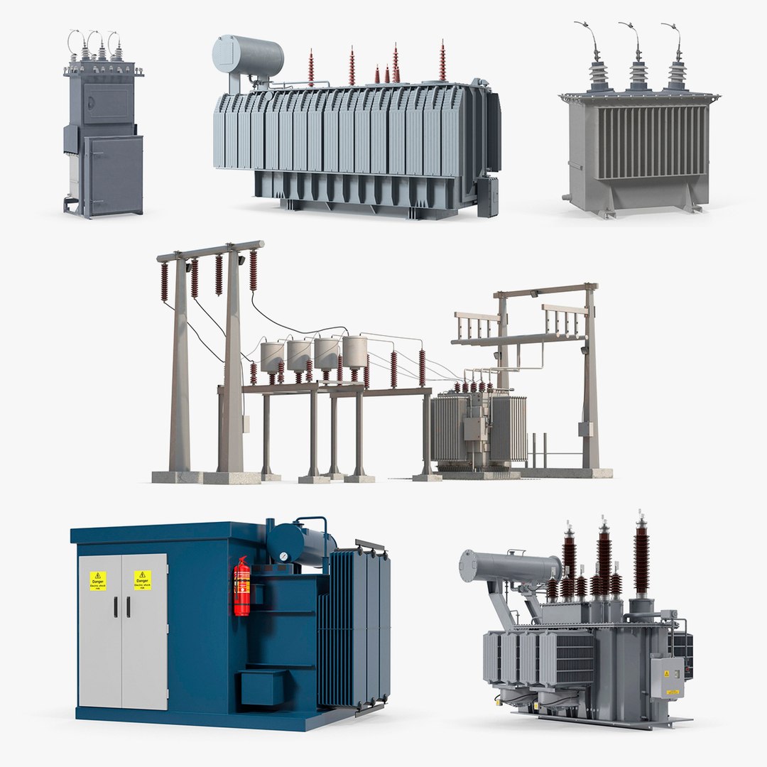 Electrical Accessories Collection 3 3D model preview