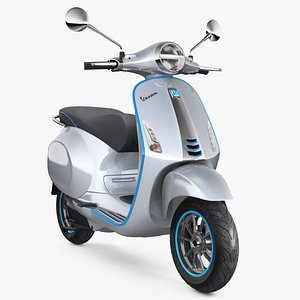 vespa elettrica 2019 scooter 3D model